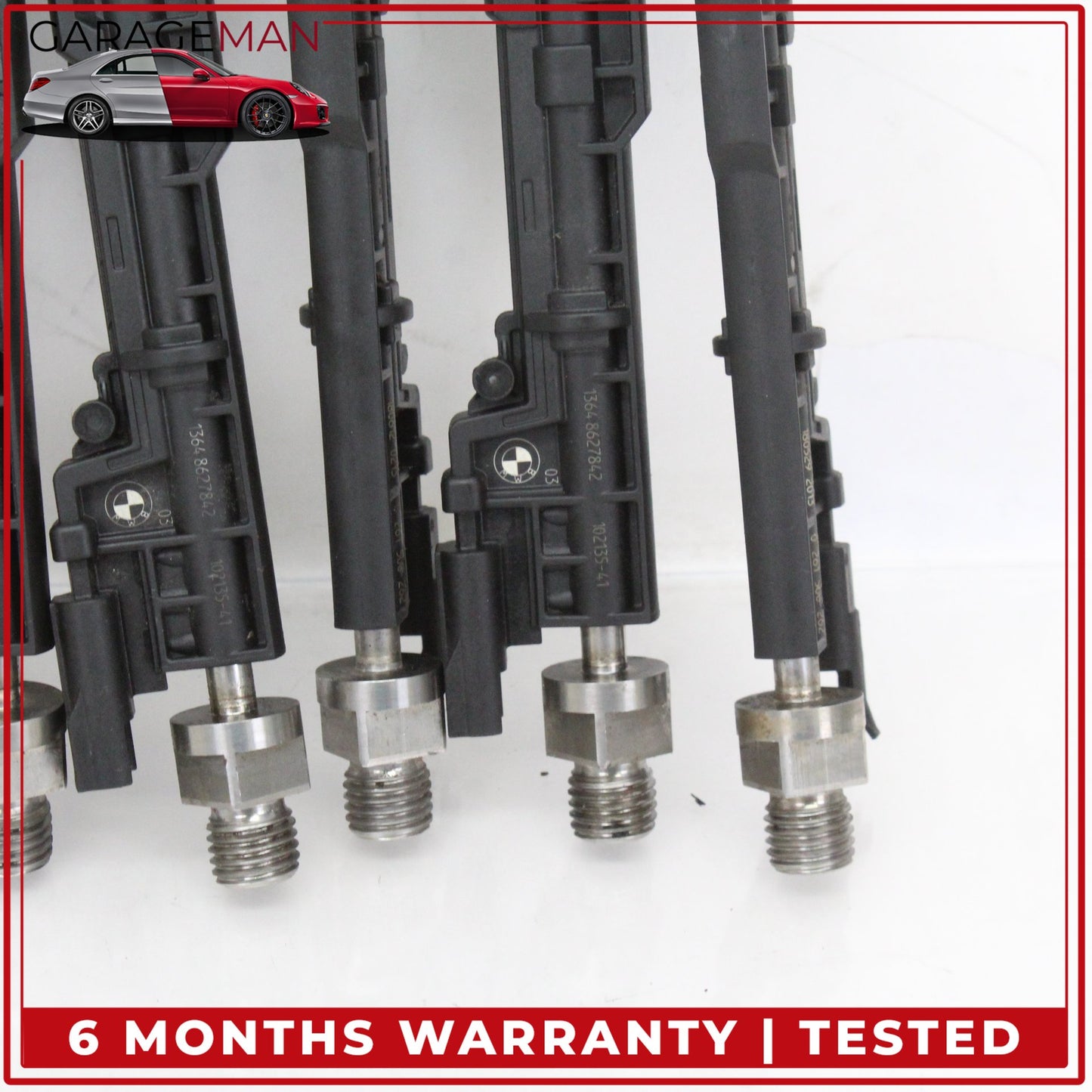 2014-2018 BMW X5 F15 AWD N63 Engine Fuel Injector Set of 8 8627842 OEM