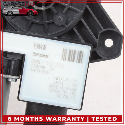 2018-2024 BMW X3 X4 G01 G02 Front Left Side Window Regulator Motor 7457250 OEM
