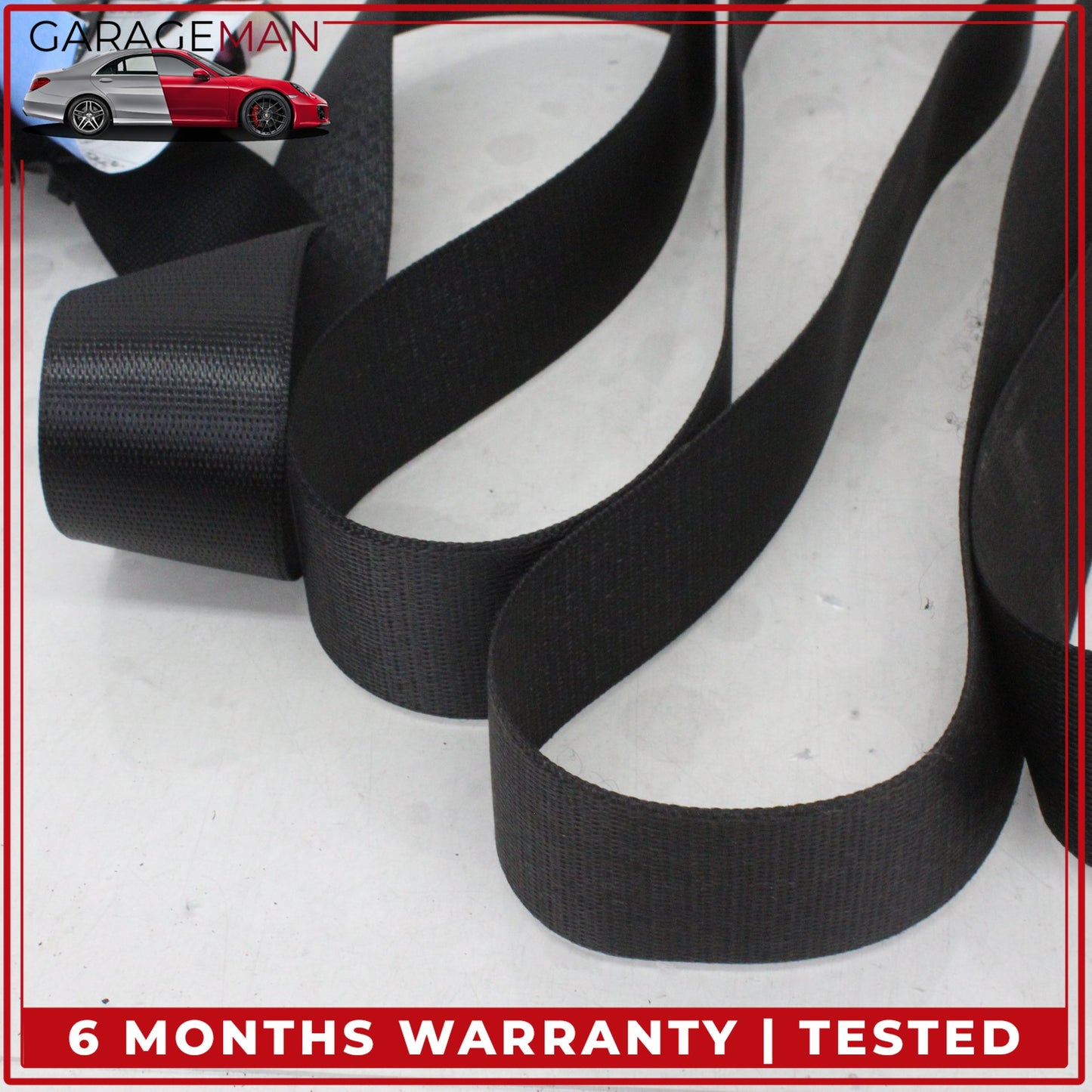 2011-2018 BMW X3 X4 F25 F26 Front Left Driver Side Seat Belt Black OEM