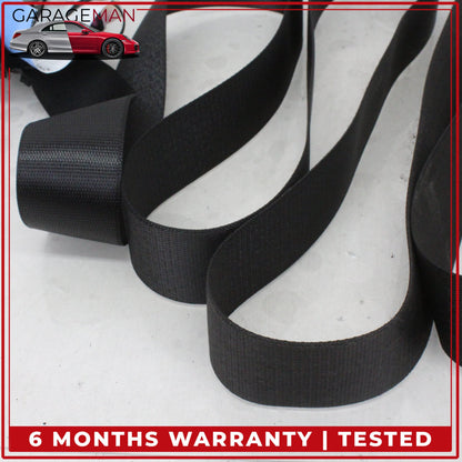 2011-2018 BMW X3 X4 F25 F26 Front Left Driver Side Seat Belt Black OEM
