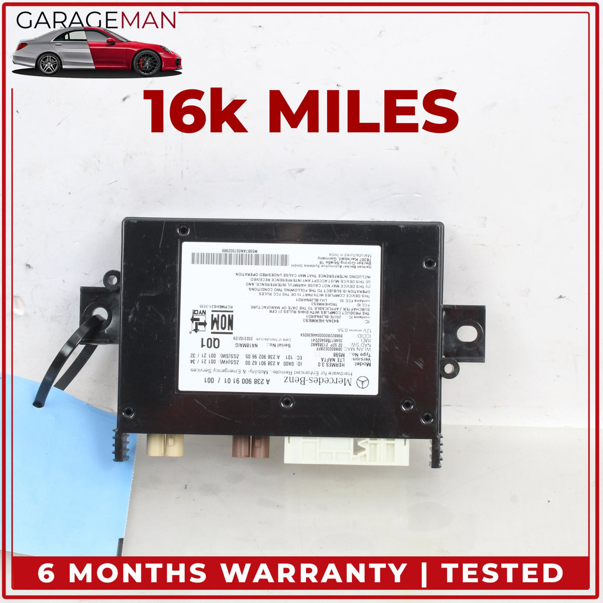 2019-2023 Mercedes W177 A220 CLA250 Telematic Communication Control Module OEM