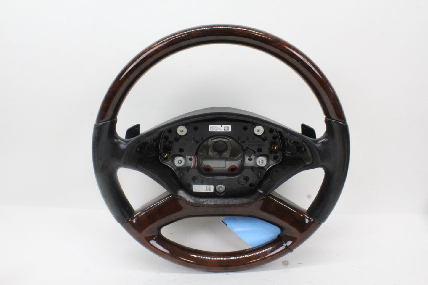 2010-2014 Mercedes-Benz S550 W221 Steering Wheel Wood Trim Black 2219063800 OEM