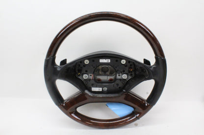 2010-2014 Mercedes-Benz S550 W221 Steering Wheel Wood Trim Black 2219063800 OEM