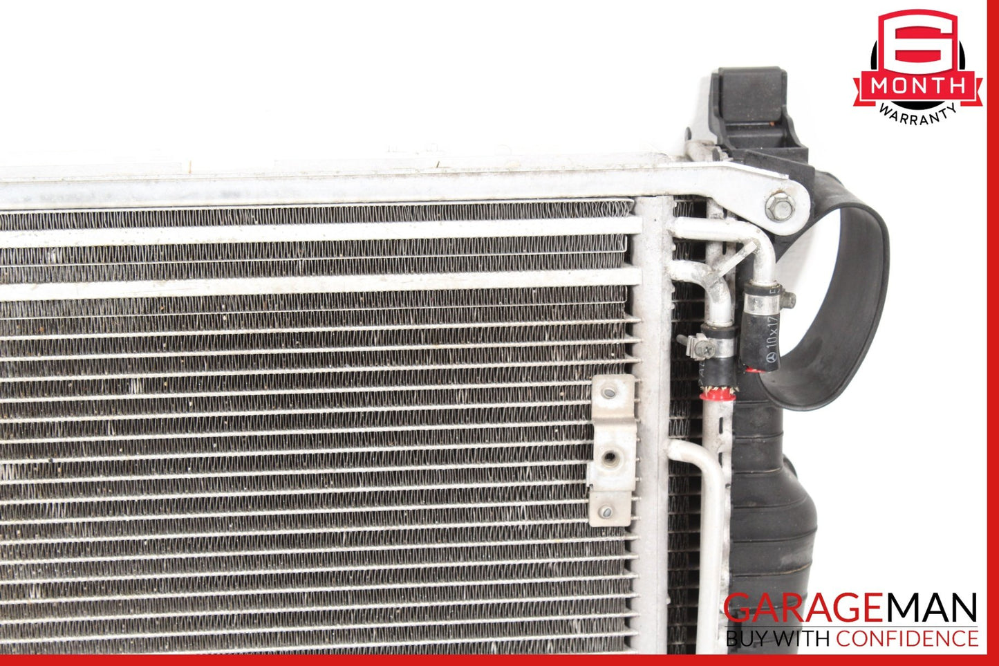 2003-2008 Mercedes R230 SL500 Engine Cooling Radiator AC A/C Condenser Assembly