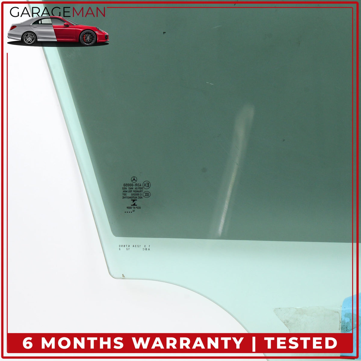 2017-2023 Mercedes S213 E400 Wagon Front Left Driver Side Window Glass OEM