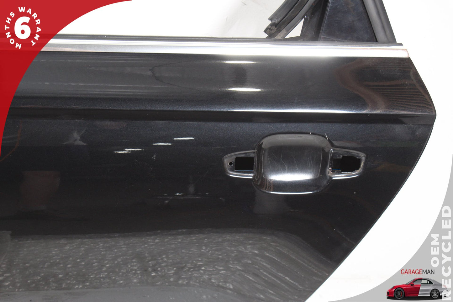 2012-2018 Audi A6 C7 Sedan Rear Left Exterior Door Shell Frame Panel 4G5833051