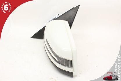 2010-2011 Mercedes W204 C300 Front Left Side Door Rear View Mirror White OEM