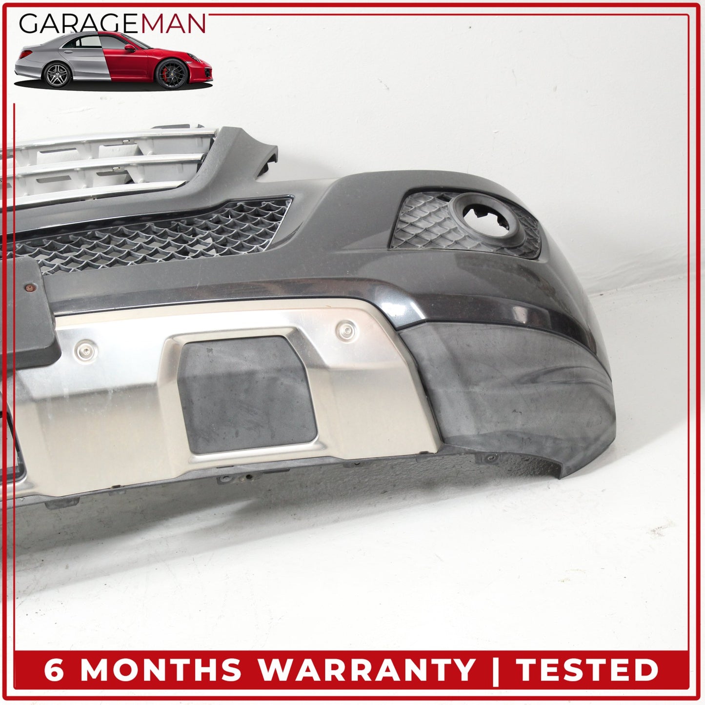 2009-2011 Mercedes W164 ML350 ML550 Base Front Bumper Cover Assembly Gray OEM