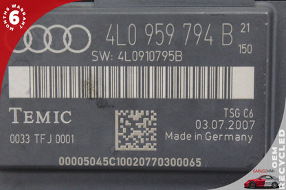2007-2009 Audi Q7 MPV Right Rear Door Control Module 4L0959794B OEM
