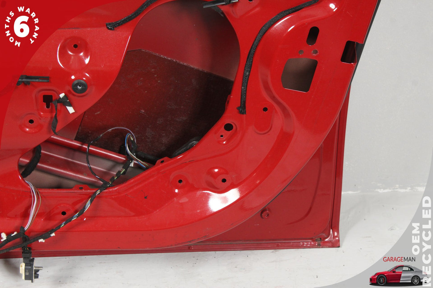 2012-2018 BMW 320i F30 Front Right Passenger Side Door Shell Red 9628764 OEM