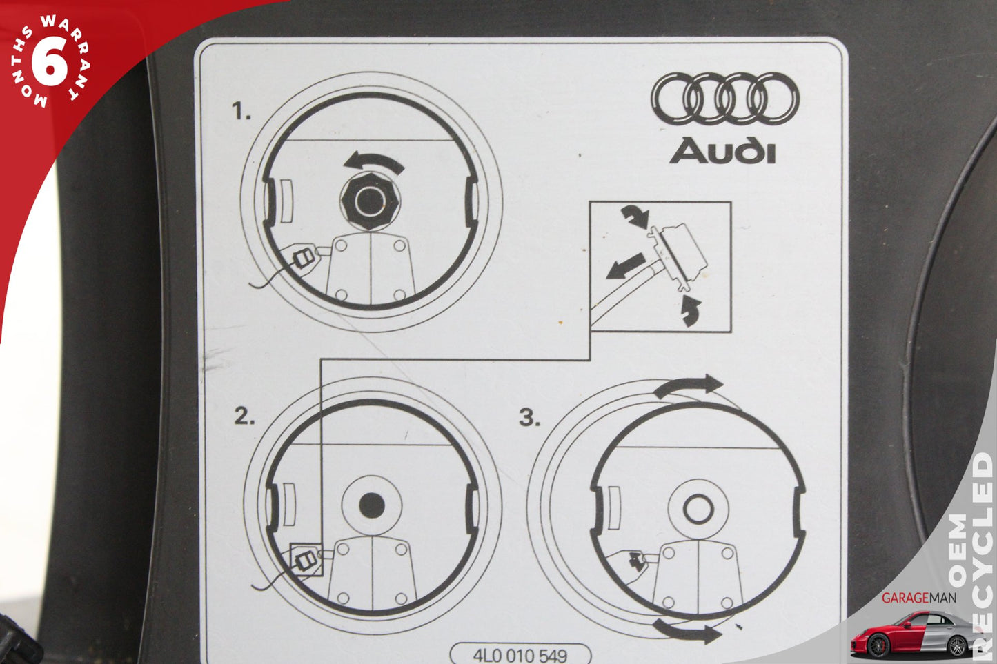 2007-2015 Audi Q7 SUV Rear Trunk Boot Audio Subwoofer Speaker Box 4L0035382B OEM