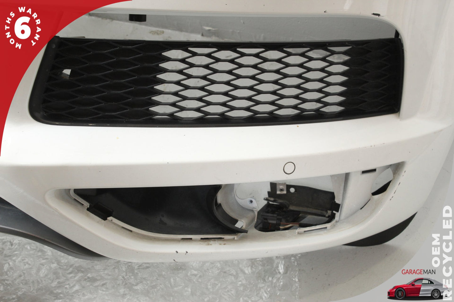 2010-2015 Audi Q7 SUV Front Bumper Cover Aseembly White w/ Grills 4L0807437H OEM