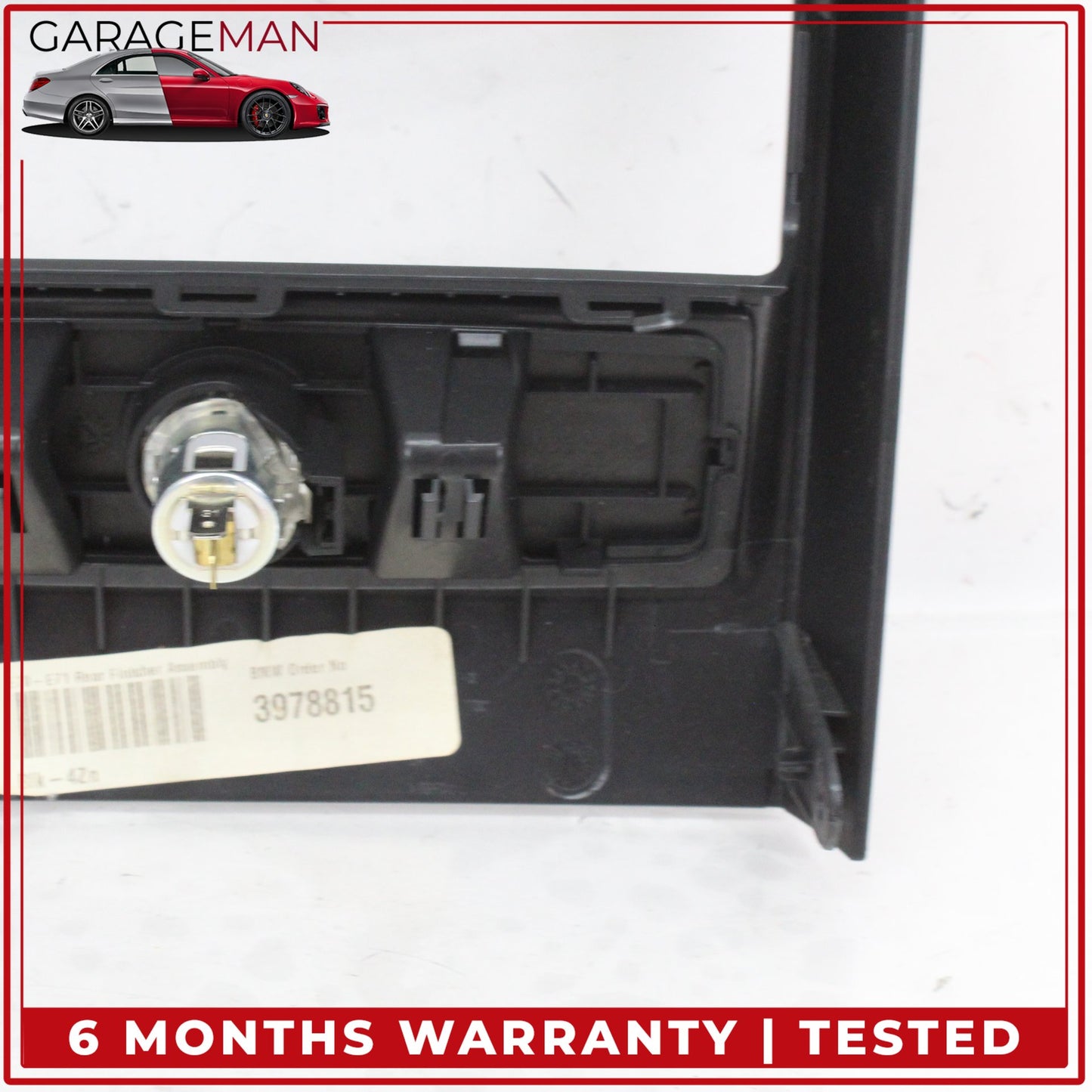 2007-2014 BMW X5 X6 Rear AC A/C Climate Control Switch Panel w/ Trim 9166317 OEM
