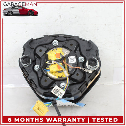 2012-2017 Mercedes W212 E400 Front Left Side Steering Wheel Airbag Black OEM