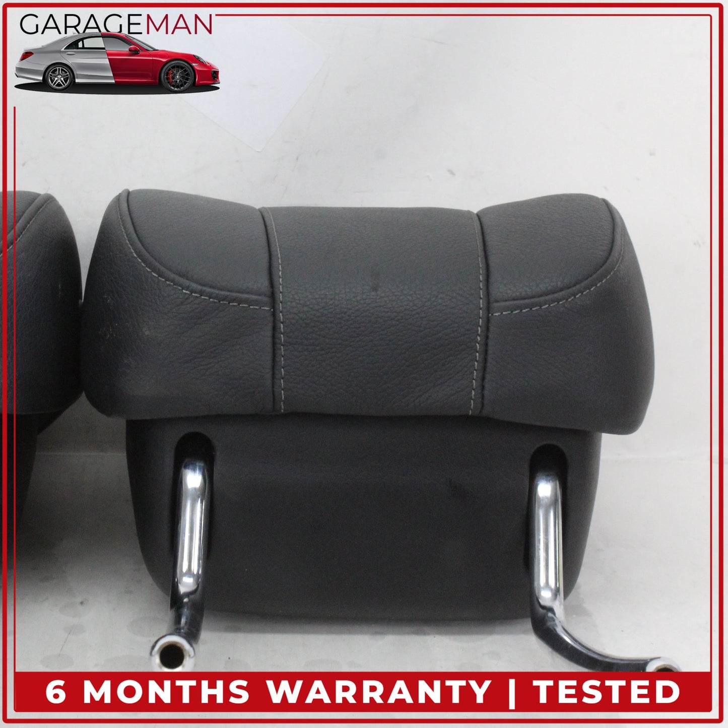 2014-2017 Mercedes W222 S550e Front Left and Right Side Seat Headrest Black OEM