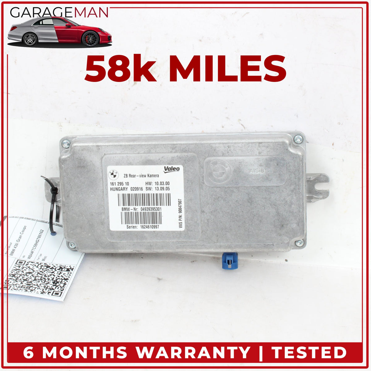 2014-2020 BMW 430i Rear View Backup Camera Control Module Unit 04939395301 OEM