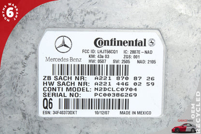2007-2014 Mercedes-Benz ML350 W164 Voice Communication Control Module 2218708726