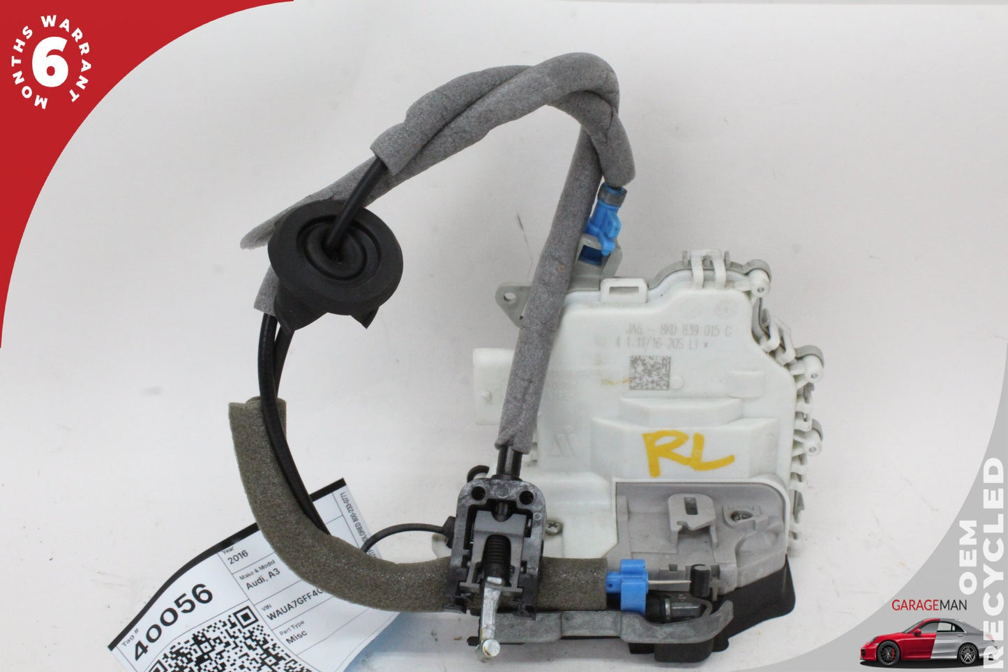 2015-2020 Audi A3 S3 Rear Left Side Door Lock Latch Actuator 8K0839015G OEM
