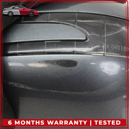 2009-2011 Mercedes W219 CLS550 Front Left Side Door Rear View Mirror Gray OEM