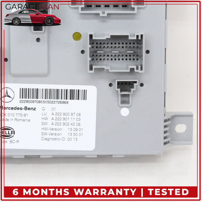 2015-2018 Mercedes W205 C300 Rear Trunk SAM Control Module Unit 2229009708 OEM