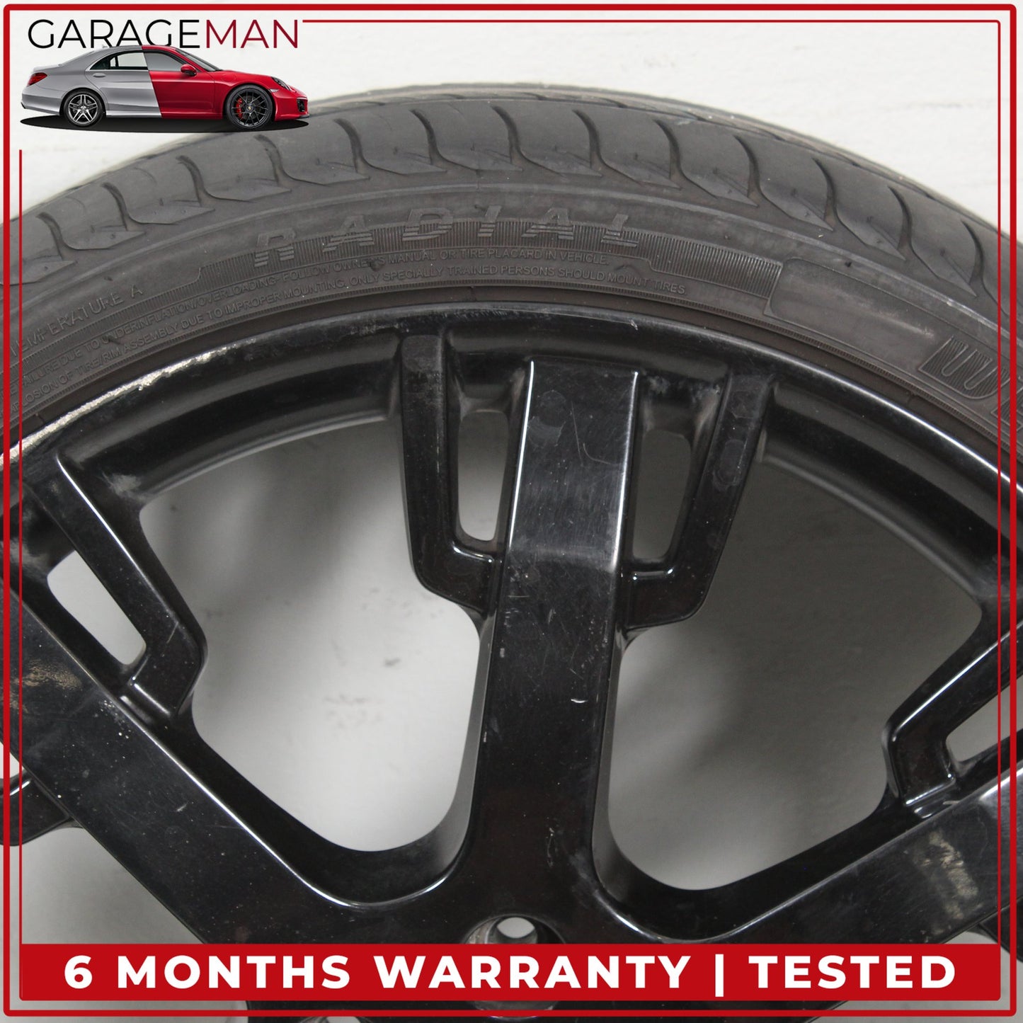 2008-2019 Maserati GranTurismo Front Wheel Rim w/ Tire 8.5JX20H2 ET52 238208 OEM