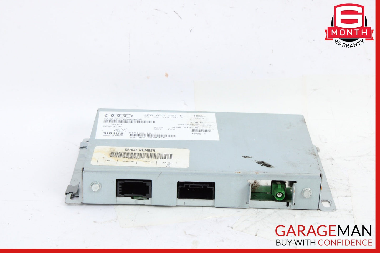 2007-2009 Audi Q7 Sirius Satellite Radio Receiver 4E0035593D Genuine