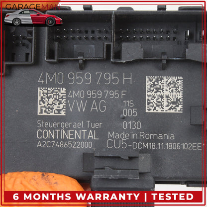 2017-2024 Audi A5 Rear Left or Right Side Door Control Module 4M0959795H OEM