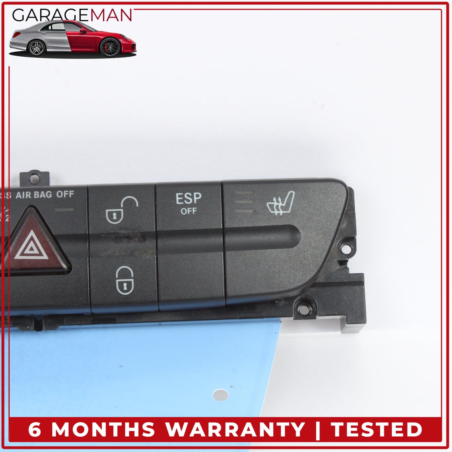 2007-2009 Mercedes W211 E350 CLS550 Hazard Switch Control Panel 2118211181 OEM