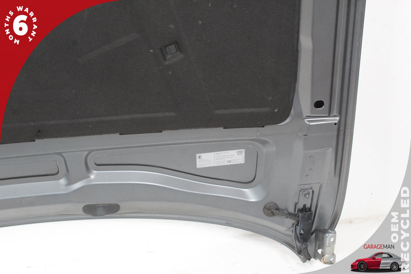 2008-2012 Audi A5 S5 8T Front Hood Bonnet Panel Gray 8T0823029 OEM