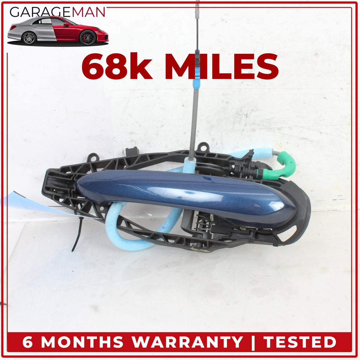 2017-2024 BMW X3 X4 M550i Rear Right Side Exterior Door Handle Blue Metallic OEM