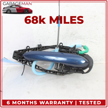 2017-2024 BMW X3 X4 M550i Rear Right Side Exterior Door Handle Blue Metallic OEM