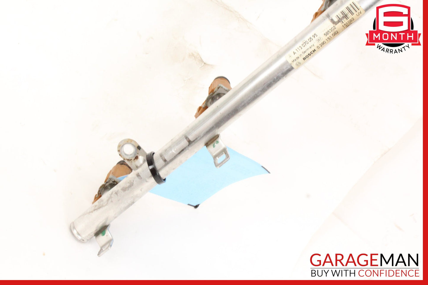 00-06 Mercedes-Benz ML500 W164 SUV Fuel Rail Line w/ Injectors 1130700595