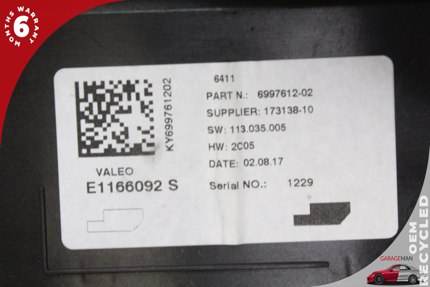 2014-2020 BMW 430i F36 AC Air Conditioning Control Module Unit 6997612 OEM