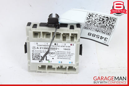 2015-2023 Mercedes W213 E450 Front Left Side Door Control Module 2139002022 OEM