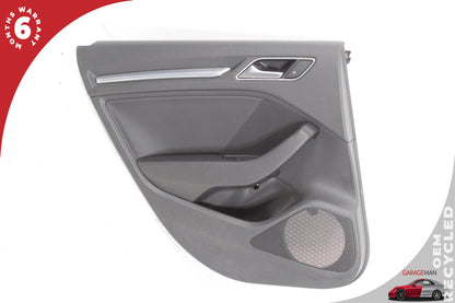 2015-2020 Audi A3 8V Sedan Left Rear Door Interior Panel Genuine Audi OEM part