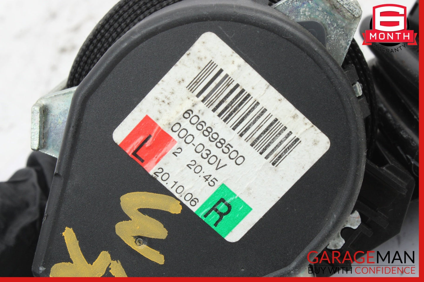 2007-2015 Audi Q7 4L 3rd Row Seat Belt Rear Left/Right 4L0857811B Genuine