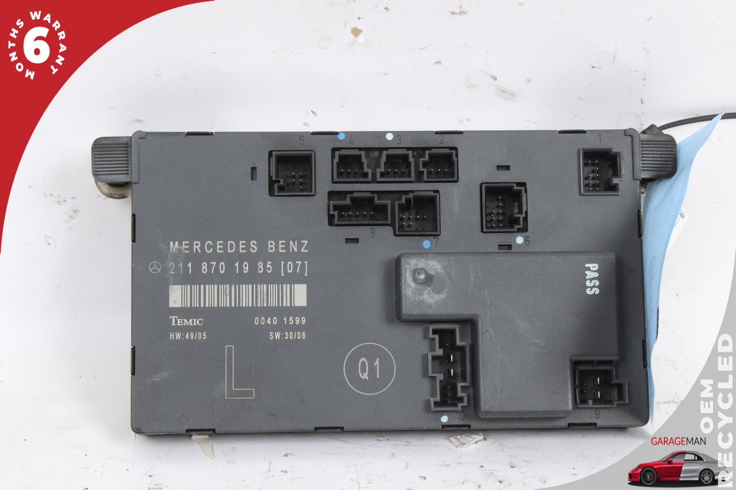 03-09 Mercedes E350 W211 Front Left Driver Door Control Module 2118701985