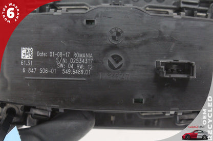 2012-2020 BMW 430i F36 Front Left Side Headlight Control Switch 6847506 OEM