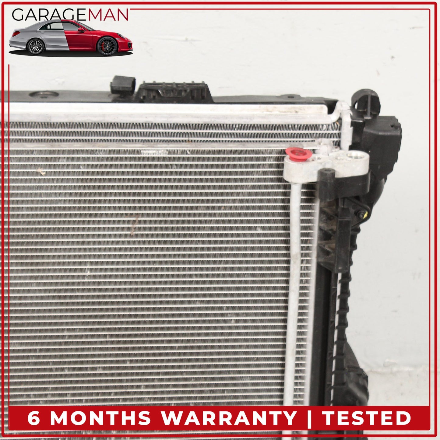2010-2016 Porsche Panamera 970 Engine Cooling Radiator AC A/C Condenser OEM