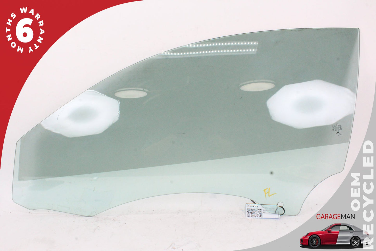 2018-2023 Mercedes W238 E450 E400 Coupe Front Left Side Door Window Glass OEM