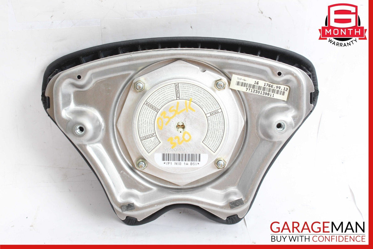 01-04 Mercedes R170 SLK320 SL500 Driver Steering Wheel Air Bag Airbag Black OEM