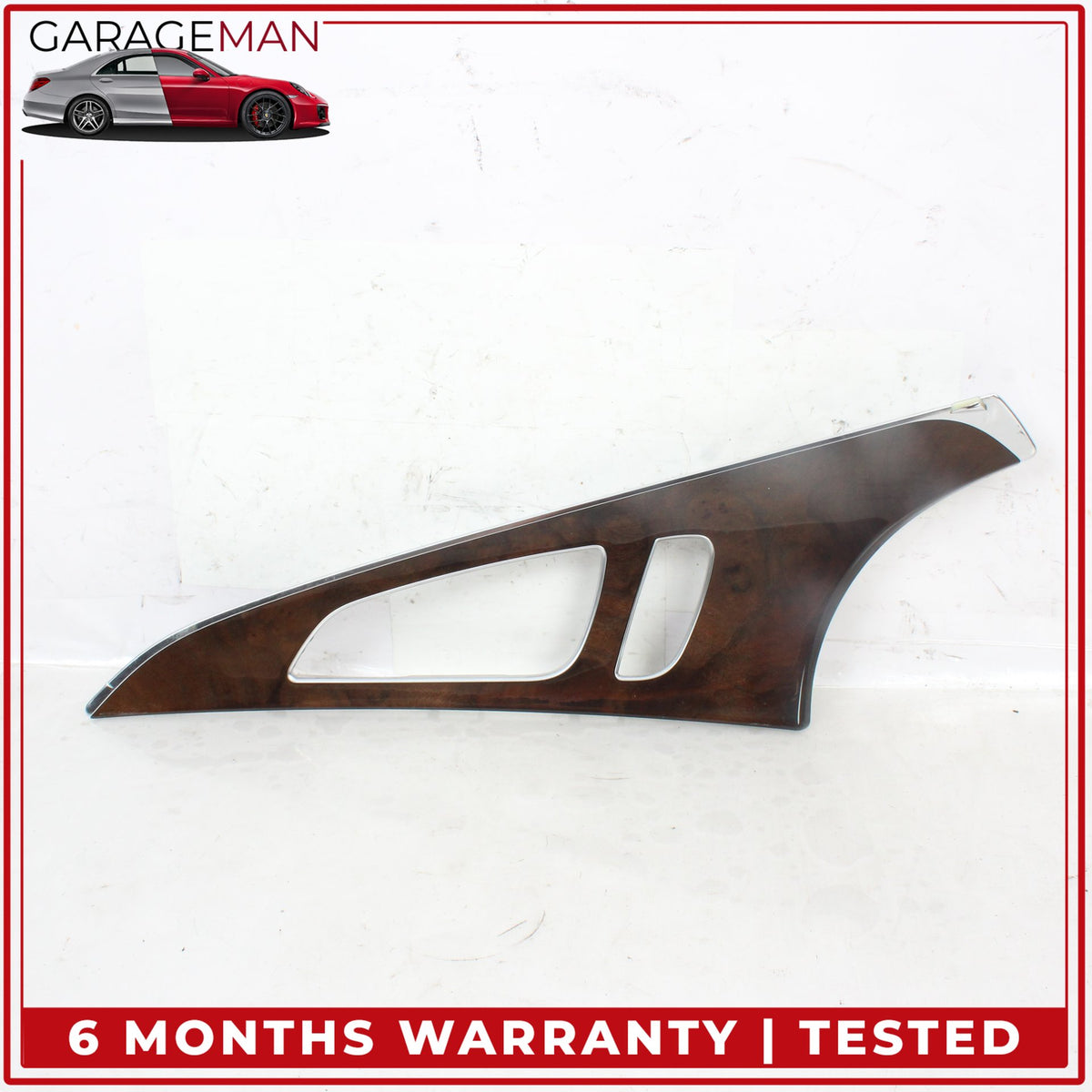 2012-2018 Audi A6 A7 Front and Rear Side Door Trim Cover Panel Wood Set OEM