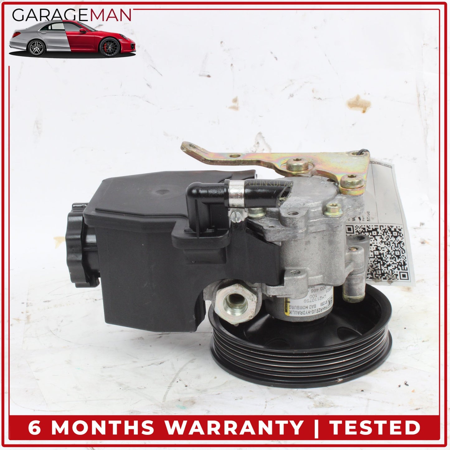 1997-2004 Mercedes R170 SLK230 Power Steering Pump w/ Reservoir and Pulley OEM