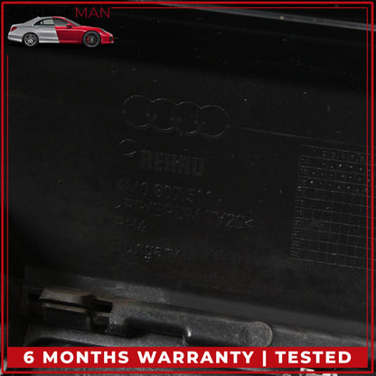 2017-2019 Audi Q7 SUV Rear Bumper Cover Florett Silver Metallic 4M0807511 OEM