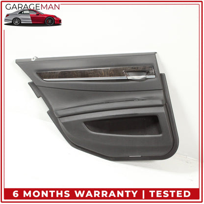 2009-2015 BMW 740i 750i 760Li Rear Left Driver Side Door Trim Cover Panel OEM