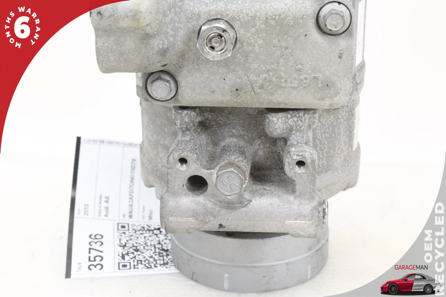 2013-2018 Audi A8 S8 4.0L Engine AC A/C Air Conditioning Compressor 4H0260805H