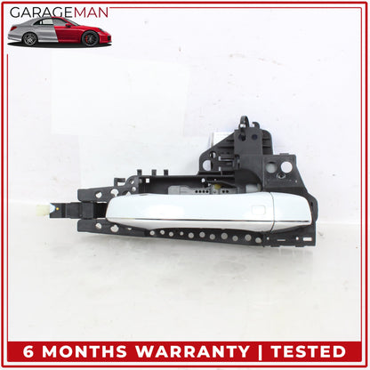 2011-2018 Audi A8 S8 Rear Right Exterior Door Handle Glacier White Metallic OEM
