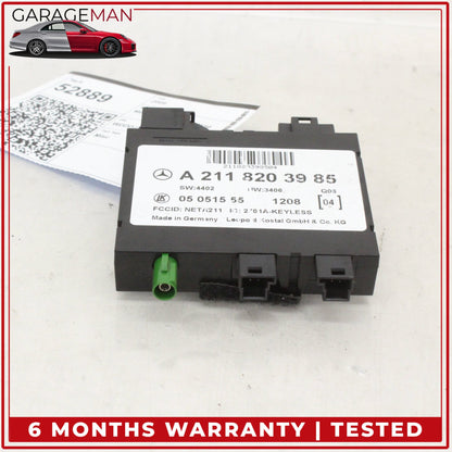 2003-2011 Mercedes W219 CLS550 Keyless Go Entry Control Module 2118203985 OEM