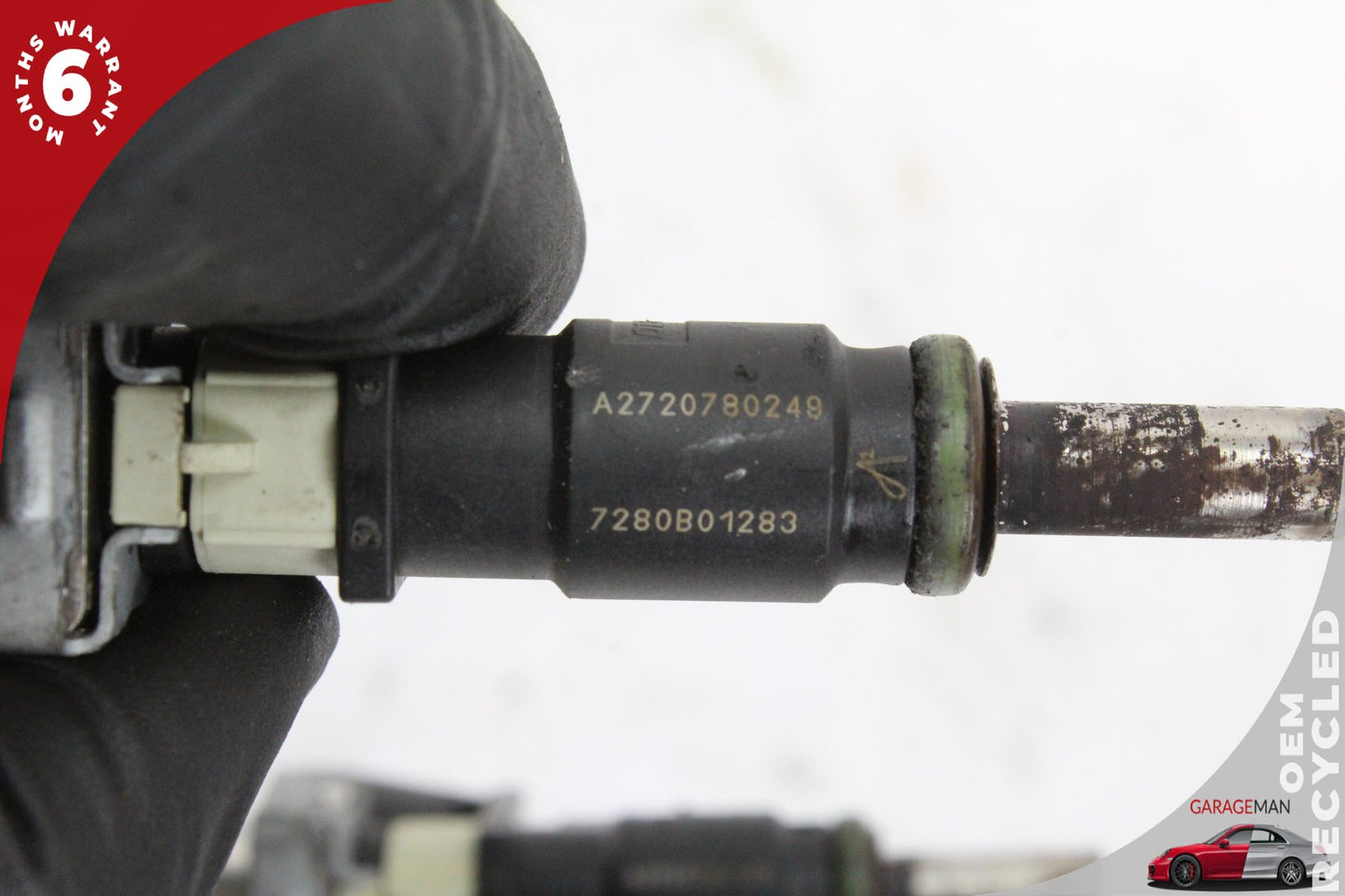 2005-2012 Mercedes W211 E350 SLK300 Fuel Injector Rail w/ Fuel Injectors OEM