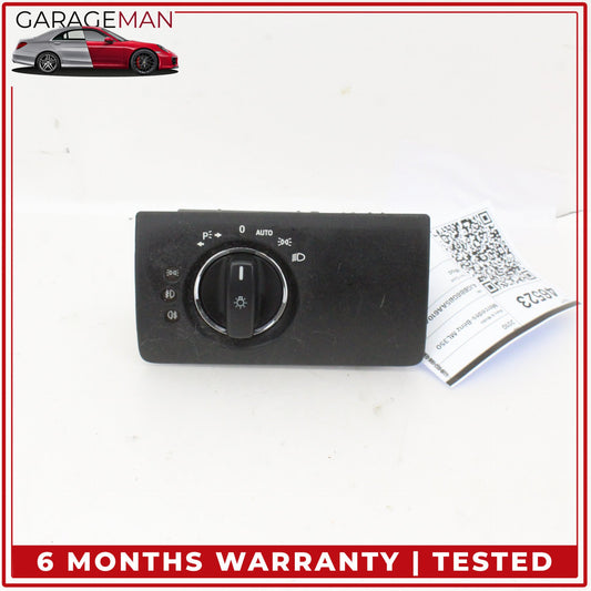 2006-2013 Mercedes W164 ML350 Front Left Headlight Control Switch w/ Trim OEM